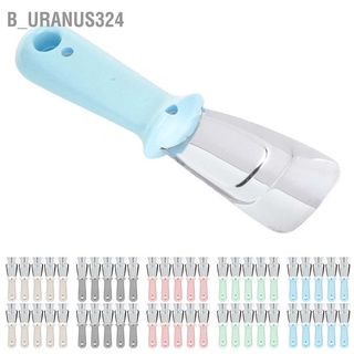 B_uranus324 10 Pcs Ice Remover Shovel Kitchen Multifunctional Stainless Steel Scraper for Refrigerator