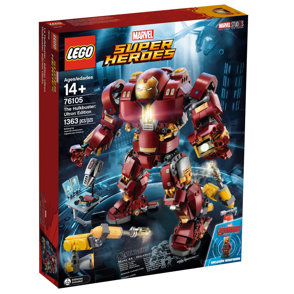 เลโก้แท้ LEGO Marvel Super Heroes 76105 The Hulkbuster: Ultron Edition