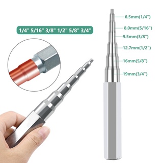 ตัวตอกแป๊ป 6ขนาด 1/4,5/16,3/8,1/2,5/8,3/4 ตัว ขยาย ท่อ ทองแดง แอร์ เครื่องขยายท่อแอร์ ชุด เหล็ก ตอก ที่ ท่อ