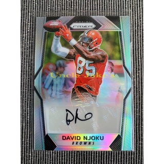 2017 Panini - Prizm Football : NFL Cleveland Browns David Njoku Auto #RA-DN Silver🔥🔥