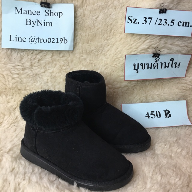 🔥ลดราคา🔥Ollie made in Korea รองเท้าบู้ทบุขนกันหนาว มือสองสภาพดีพร้อมส่ง