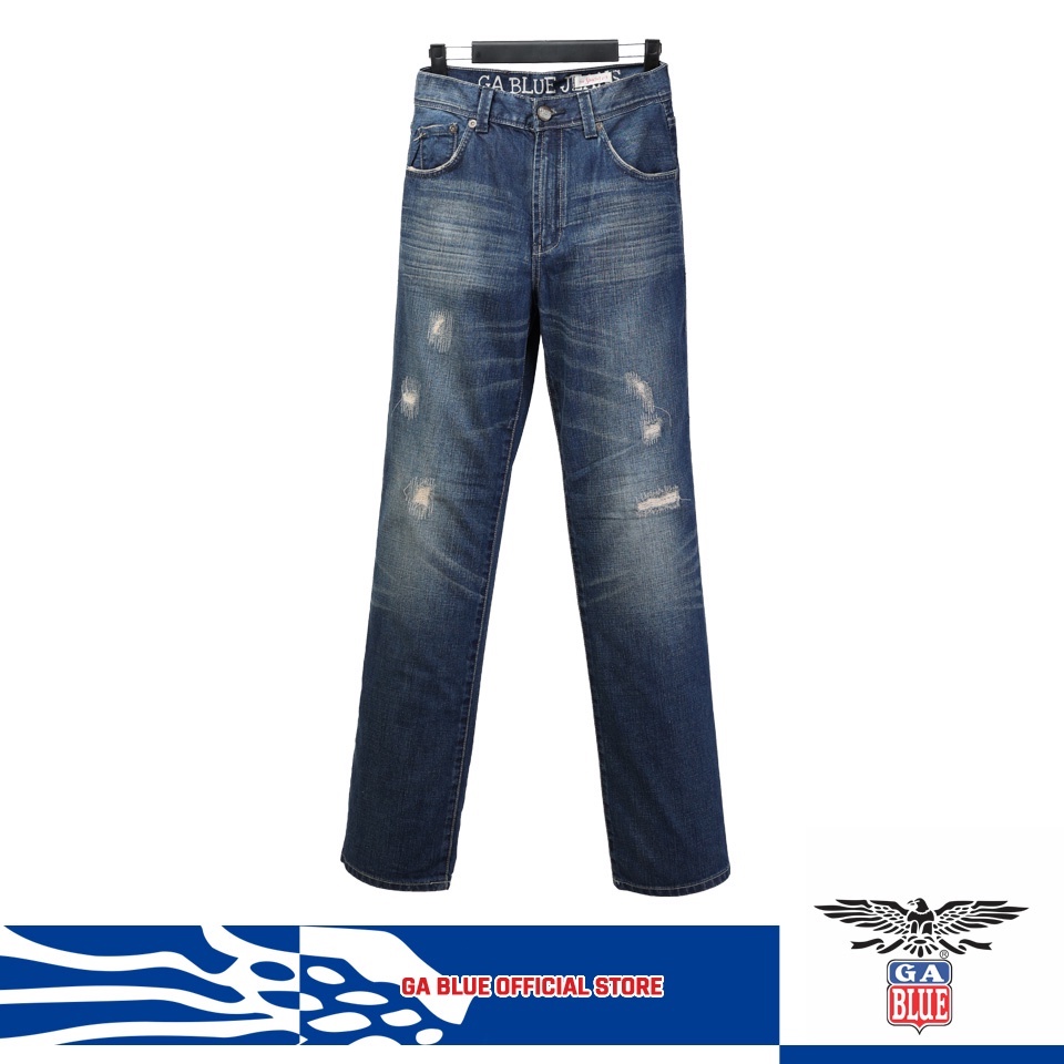 GA Blue 911 Mens Regular Rise Regular Fit Jeans - 1699