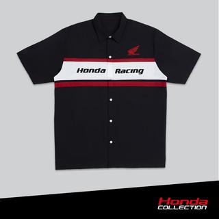 [Collection 2020] Honda เสื้อเชิ้ตผู้หญิง ฮอนด้า สีดำ