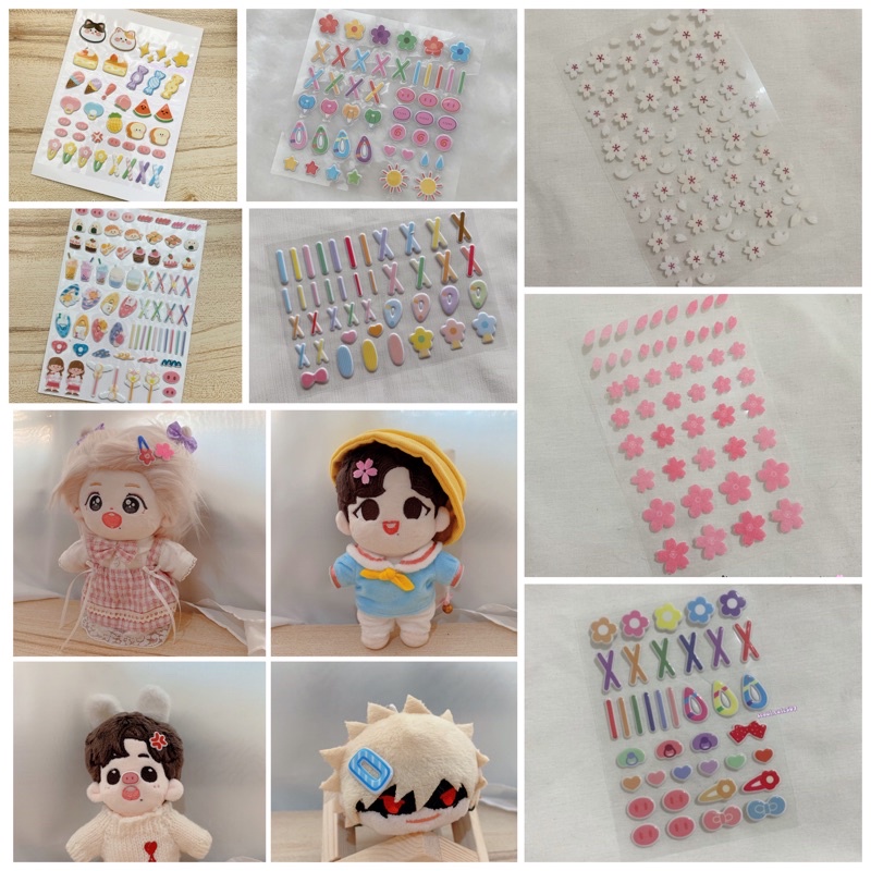 ของเข้าใหม่ ✨ [1/3] สติ๊กเกอร์ติดตุ๊กตา 10-20 cm โนรุ โมจิ /สติกเกอร์ผ้า สติกเกอร์ PVC สติกเกอร์โฟม EVA