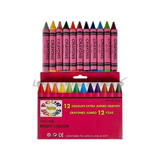 สีเทียน 12 สี ขนาดจัมโบ้