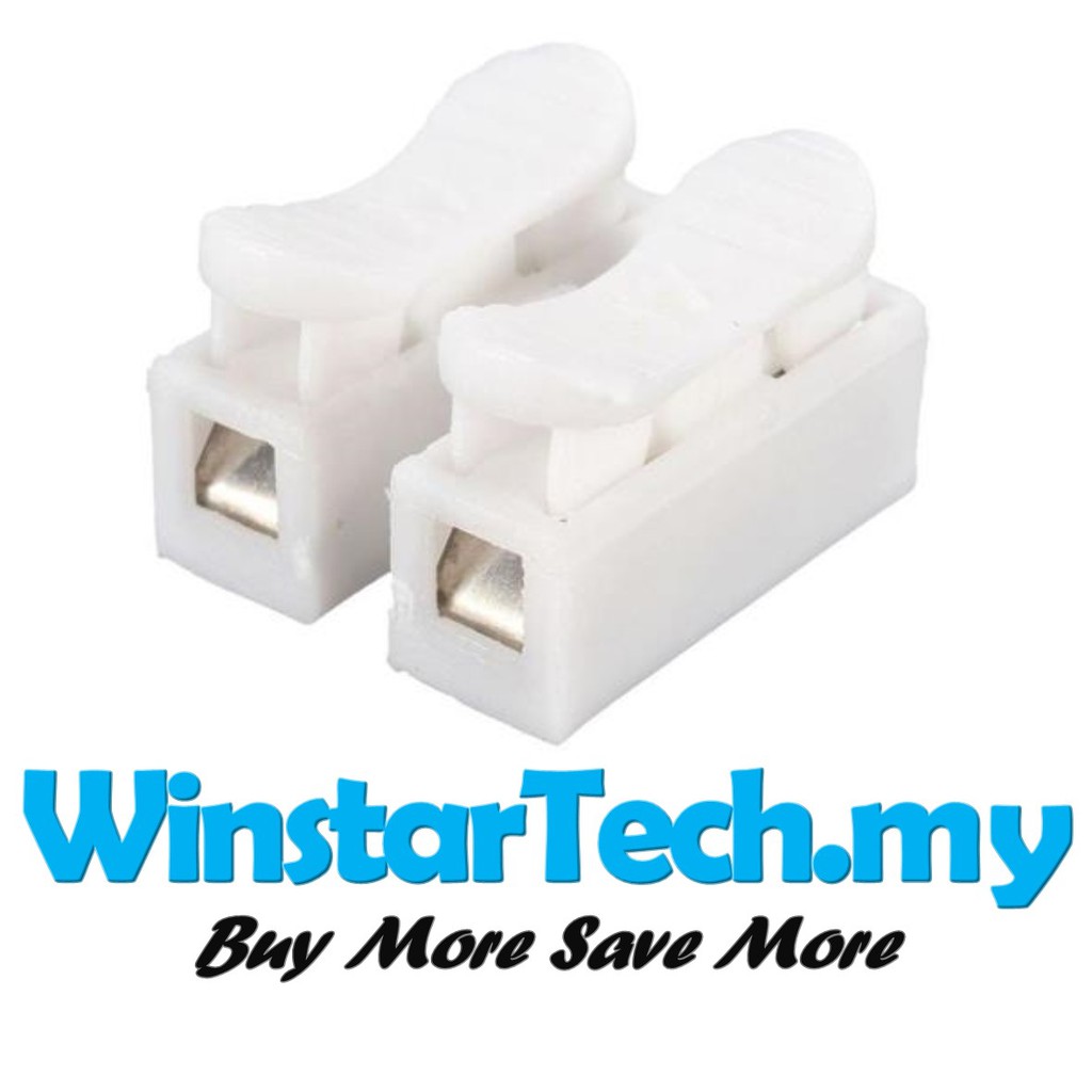 10 ชิ้น x สายไฟ CH-2 Connector Quick Splice Lock 2 พินขั้วต่อสายไฟ CH2