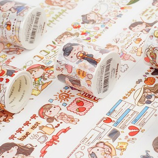 Masking tape DIY สติ๊กเกอร์ ไดอารี่