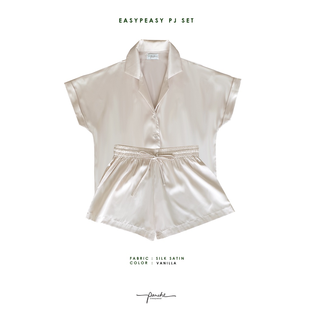 Panche.Sleepwear ชุดนอนรุ่น EasyPeasy สี Vanilla
