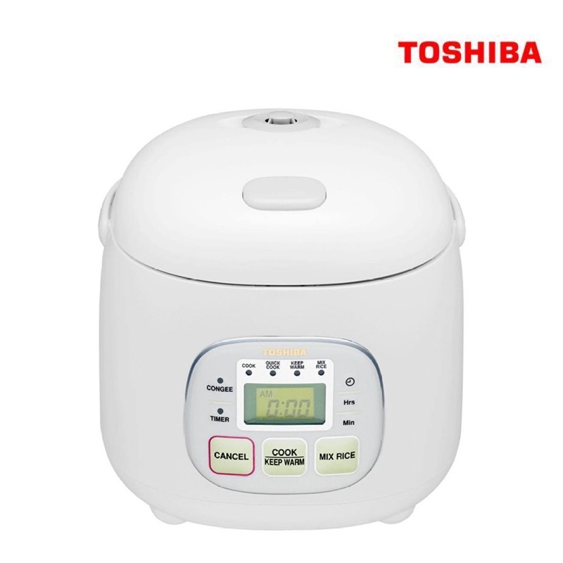 หม้อหุงข้าว มินิ DIGITAL TOSHIBA RC-5MMWTA 0.54 ลิตร  RC-5MM(KH)A เทา  RC-5MM(R)A แดง เล็กน่ารัก - รูปที่ 4