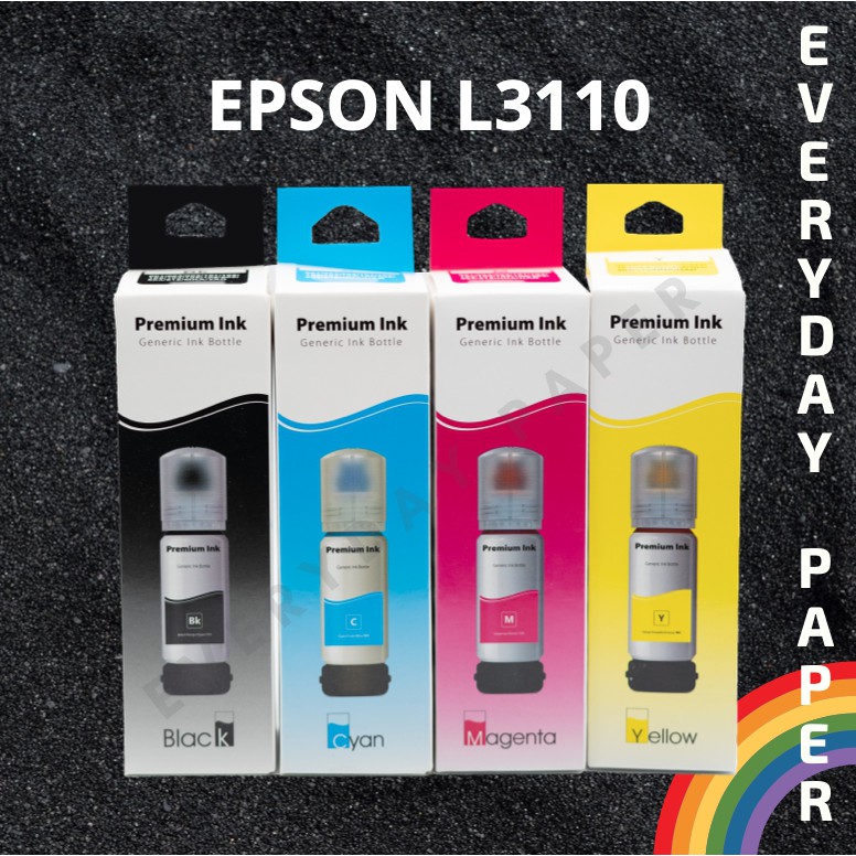 หมึกพิมพ์ EPSON Premium 003  สำหรับ L3110,L3150,5190 (BK,C,M,Y)