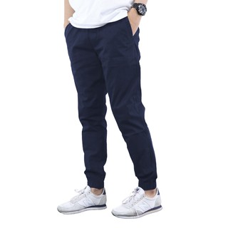 Bovy Navy Pants - กางเกงขาจั้มสีกรม รุ่น7038- 20