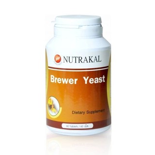 Nutrakal Brewer Yeast วิตามินบีรวม บำรุงประสาท คลายเครียด (60 เม็ด)