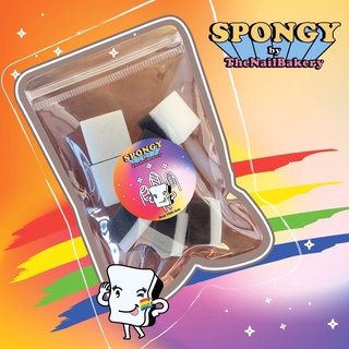 🌈PRIDE MONTH : SPONGY ฟองน้ำทำลายเรนโบว์บนเล็บแบบง่าย🌈