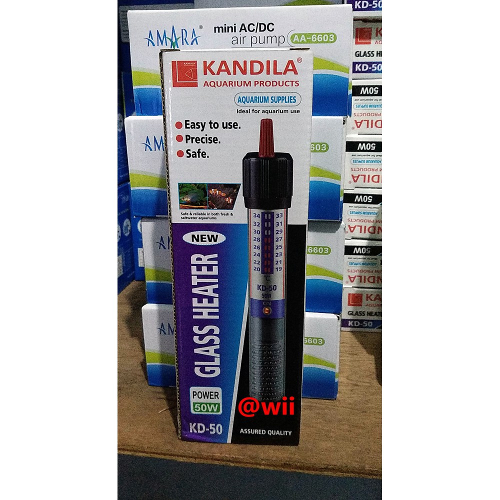 เครื่องทําน้ําอุ่นตู้ปลา Aquascape 50 75 วัตต์