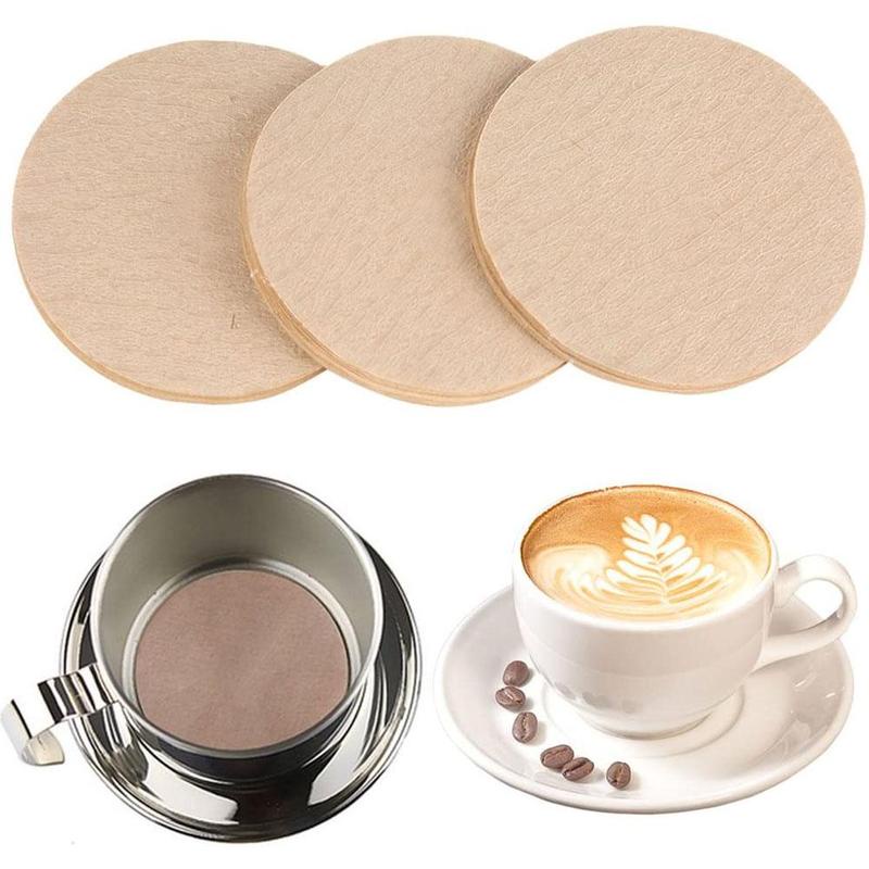 กระดาษดริป กระดาษกรองกาแฟ 100 แผ่น แบบหนา Coffee filter - รูปที่ 4
