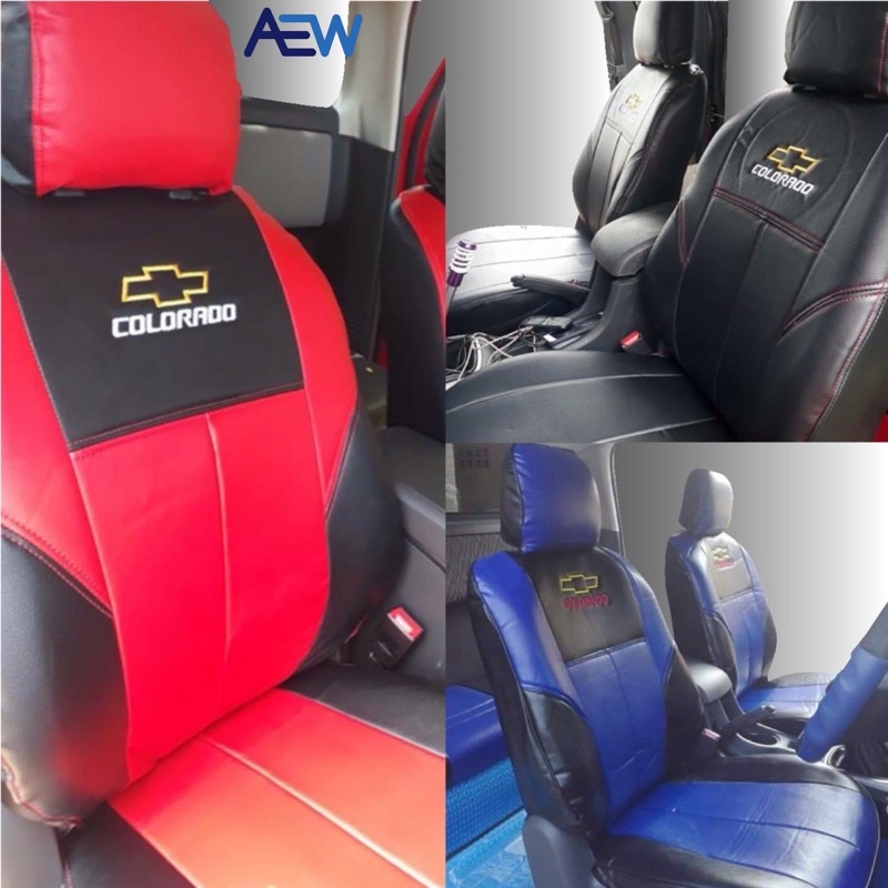 ชุดหุ้มเบาะ Chevrolet Colorado วัสดุหนัง PVC ตรงรุ่น มีตั้งแต่ปี 2009 ถึง 2019