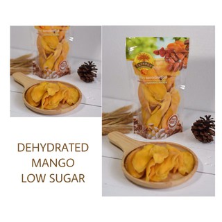 มะม่วงอบแห้งน้ำตาลน้อย (Dehydrated Mango Low Sugar) 250g.