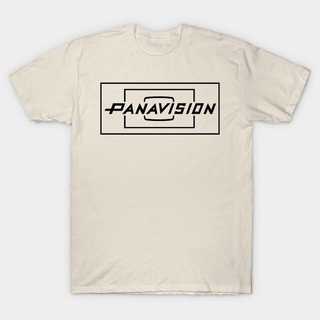 เสื้อยืดผ้าฝ้าย เสื้อยืดแขนสั้น พิมพ์ลายโลโก้ภาพยนตร์ Panavision สําหรับผู้ชาย และผู้หญิง