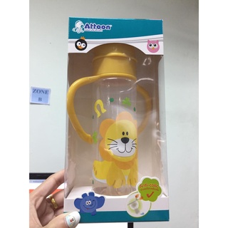 Attoon ขวดนม เสริมพัมนาการเด็ก 8oz.  มีแขนจับ