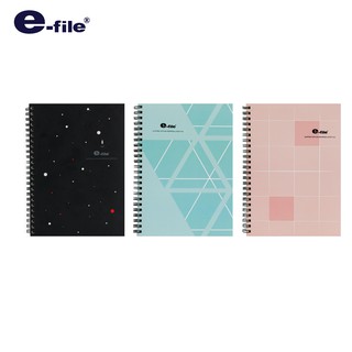 e-file (อี-ไฟล์) Notebook สมุดโน๊ต สมุดริมลวด e-file รหัส สมุดริมลวด CNB105