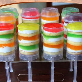 เค้ก Stanest 50 ชิ้นสําหรับ Pop Push Ups Push สําหรับภาชนะป๊อปสําหรับเค้กไอศกรีม Jel