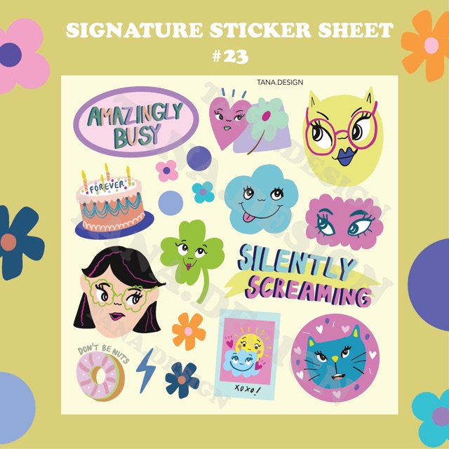 [Tana.design] Signature Sticker no.23