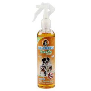 ✨ขายดี✨ แบร์ริ่ง สเปรย์กำจัดเห็บและหมัด สำหรับสุนัข 250 มล. BEARING Tick &amp; Flea Dog Spray 250 ml.