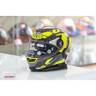 หมวกกันน็อค X-LITE HELMETS X-803 ULTRA CARBON MASTERY YELLOW