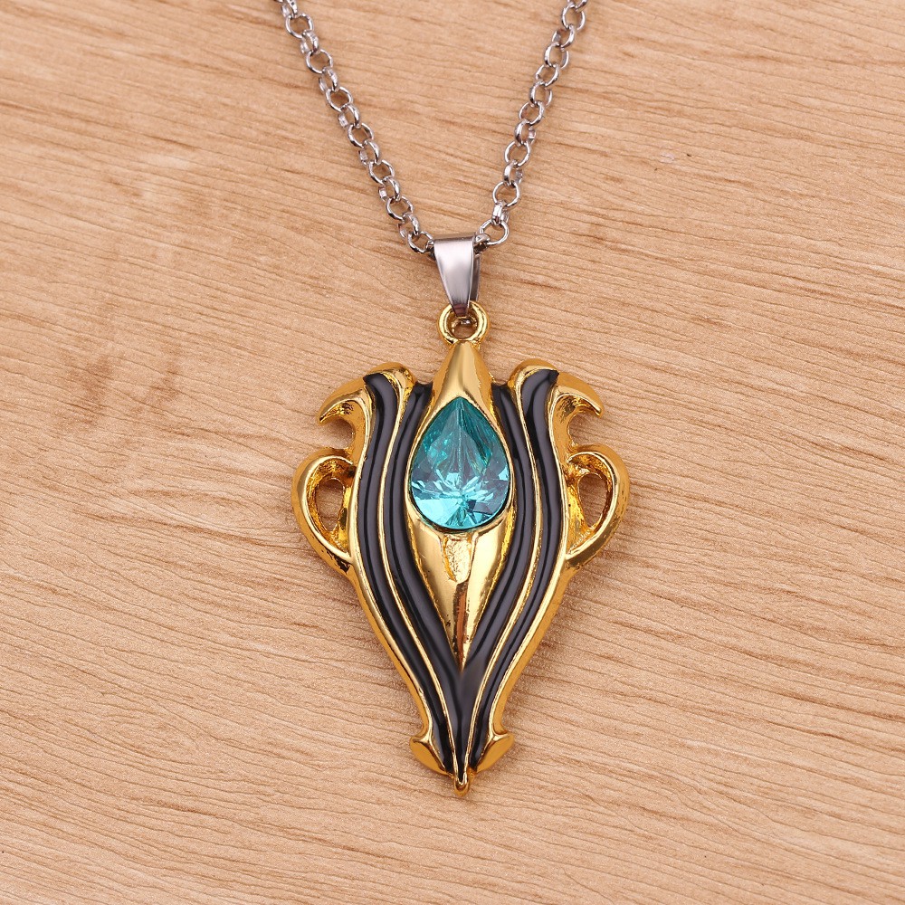 Fire Emblem Flame Emblem พร้อมสร้อยคอจี้โลหะผสมเพชร