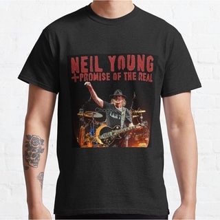 เสื้อยืด พิมพ์ลาย promise of the Royal Concert tour neil Young สําหรับผู้ชายS-5XL