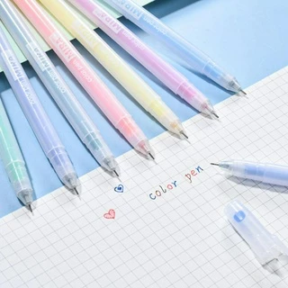 ชุดปากกาเจลสี 12 ชิ้น – ปากกาเขียนลูกลื่น น่ารัก สําหรับโรงเรียน, วารสาร & เครื่องเขียนใช้