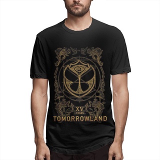 Huaditianman【S-3XL】เสื้อยืดผ้าฝ้ายพิมพ์ลาย Tomorrowland Amsterdam Tomorrowland ขนาดใหญ่สําหรับผู้ชาย 15 ปี