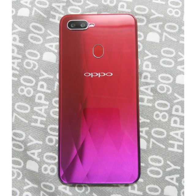 OPPO F9 สีแดง มือ2 สภาพสวยใสไร้รอย 100% + พร้อม VIP CARD ประกันจอแตก 1ปี
