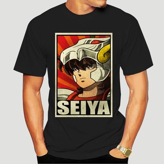 เสื้อยืด พิมพ์ลายอนิเมะ Saint Seiya Ikki Hyoga Shiryu Shun สไตล์ฮาราจูกุ สตรีท สําหรับผู้ชาย 5736K