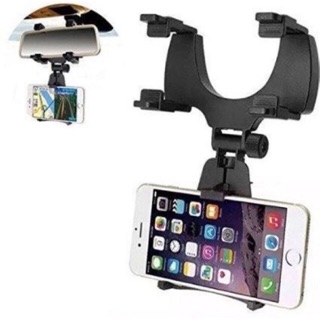 ขาตั้งมือถือติดกระจกมองหลัง Universal 360° Car Rearview Mirror Mount Holder Stand CAR1