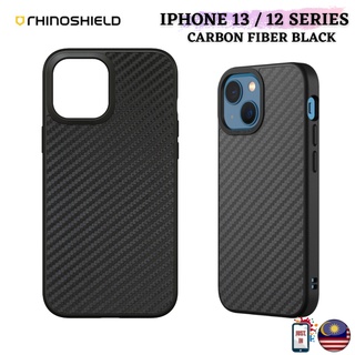 Rhinoshield SOLID SUIT เคสโทรศัพท์มือถือ คาร์บอนไฟเบอร์ เกรดทหาร สําหรับ iPhone 13 ProMax 12 Mini 12 13