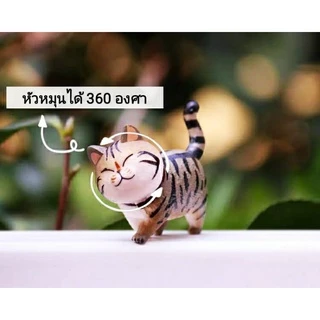 Cat Magnet ตุ๊กตาแมวแม่เหล็ก หัวหมุนได้ มี 18แบบ แม่เหล็กติดตู้เย็น ติดบอร์ด