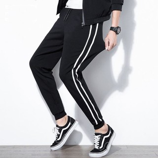 กางเกง Jogger Pants แต่งแถบคู่ (10213MM)