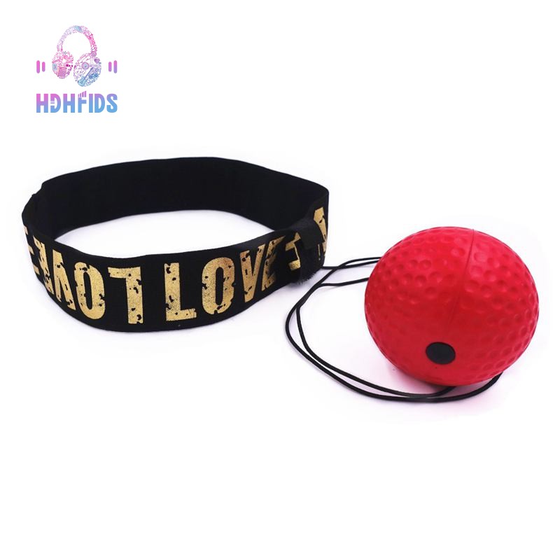 Boxing Reflex Speed Punch Ball Sanda Boxer Raising Reaction ball สีแดง