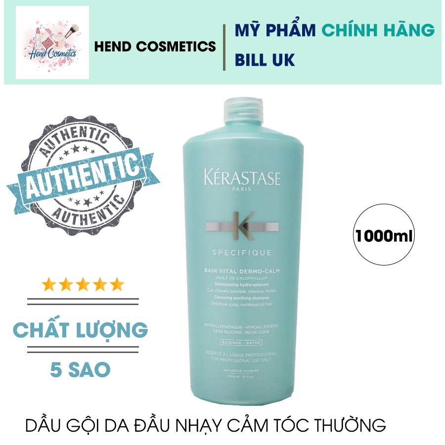 Kerastase Bain Vital Dermo-Calm Shampoo For Sensitive Scalp 1000มล