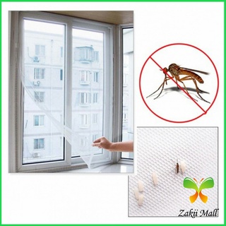 Zakii Mall ม่าน หน้าต่าง มุ้งตาข่าย สีขาว ป้องกันยุงและแมลง คุณสามารถติดเองได้ง่าย Mosquito screen