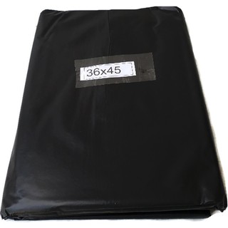 papamami Black Garbage bag ถุงขยะ ถุงใส่ขยะ 36นิ้วx45นิ้ว 1ก.ก-สีดำ (9 ถุง)