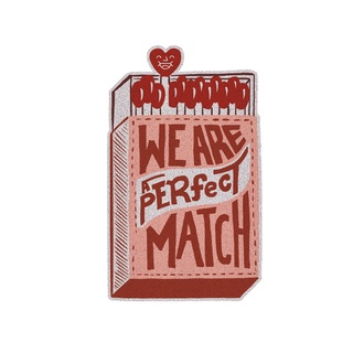 [MT06-00000030] พรมเช็ดเท้า พรมดักฝุ่น ลาย Perfect Match ขนาด 49x80 ซม (Valentine Collection)