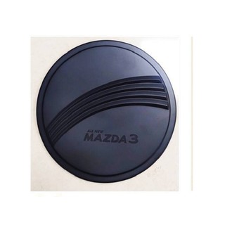 ครอบฝาถังน้ำมัน Mazda 3 2019-2020 รุ่น 4 ประตู ดำด้าน