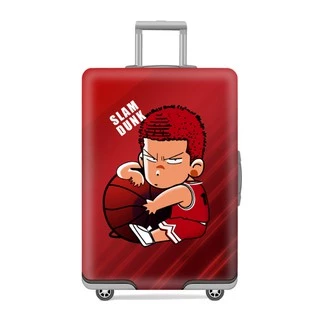 ป้องกันฝุ่น ลายการ์ตูน สไตล์เกาหลี ผ้าคลุมกระเป๋าเดินทาง แบบผ้ายืด