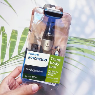 ฟิลิปส์ เครื่องตัดแต่งขนบนร่างกาย Norelco Bodygroom Series 1100 (Philips®) Trims body hair