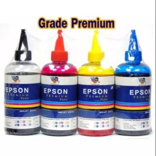 หมึกเติม EPSON อิงค์เจ็ท หมึก refill ตรา THE ONE ขนาด 250 ml. สี BK/C/M/Y จำนวน 4