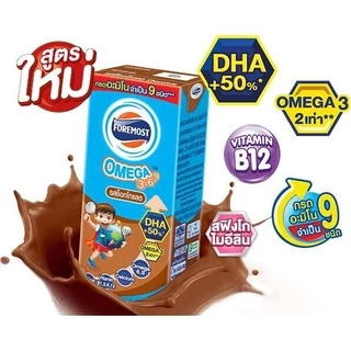 [ส่งฟรีx1ลัง] โฟร์โมสต์โอเมก้า369 รสช็อกโกแลต นมยูเอชที 180 มล แพ็ค (4x9)1 แพ็ค (36กล่อง)