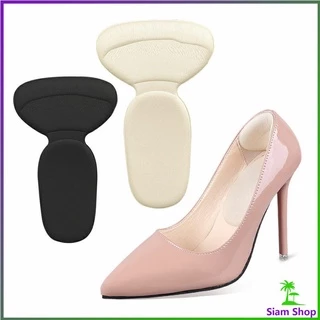 2 in 1 แผ่นรองพื้นเท้า ซิลิโคนกันกัด แผ่นกันกัด แผ่นเสริมส้น แบบครึ่งเท้า shoe soles