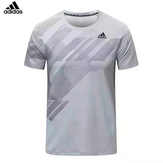 เสื้อยืดคอกลมแขนสั้นสำหรับผู้ชายรุ่น Adidass สำหรับวิ่งT628